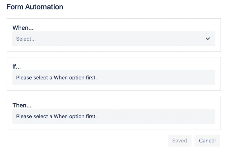 Form Automation Configuration