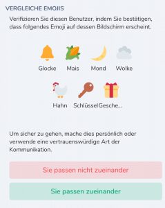 Element - Instant Messaging - as it should be 15 emoji verification