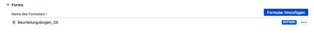 ProForma Einbindung Formulare in Jira Ticket