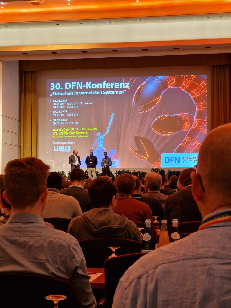 Eröffnung der 30. DFN-Konferenz