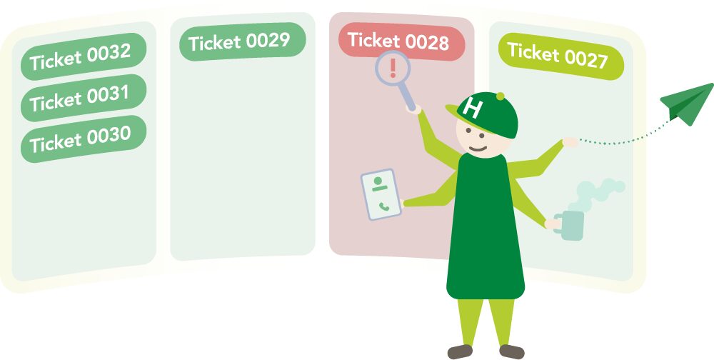 Atlassian Cloud optimieren: Mit diesen Tipps läuft Ihr Setup wie geschmiert! 18 Schaubild: Person mit vier Händen managed ein Scrumboard